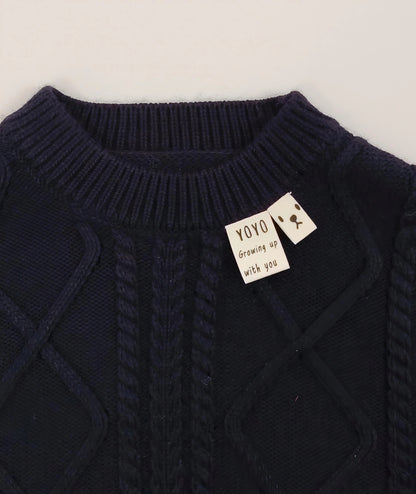 Black & Gray Oversize Sweater