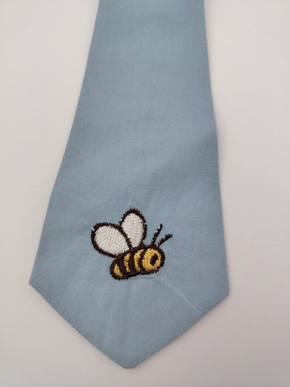 Blue Bee Baby Tie
