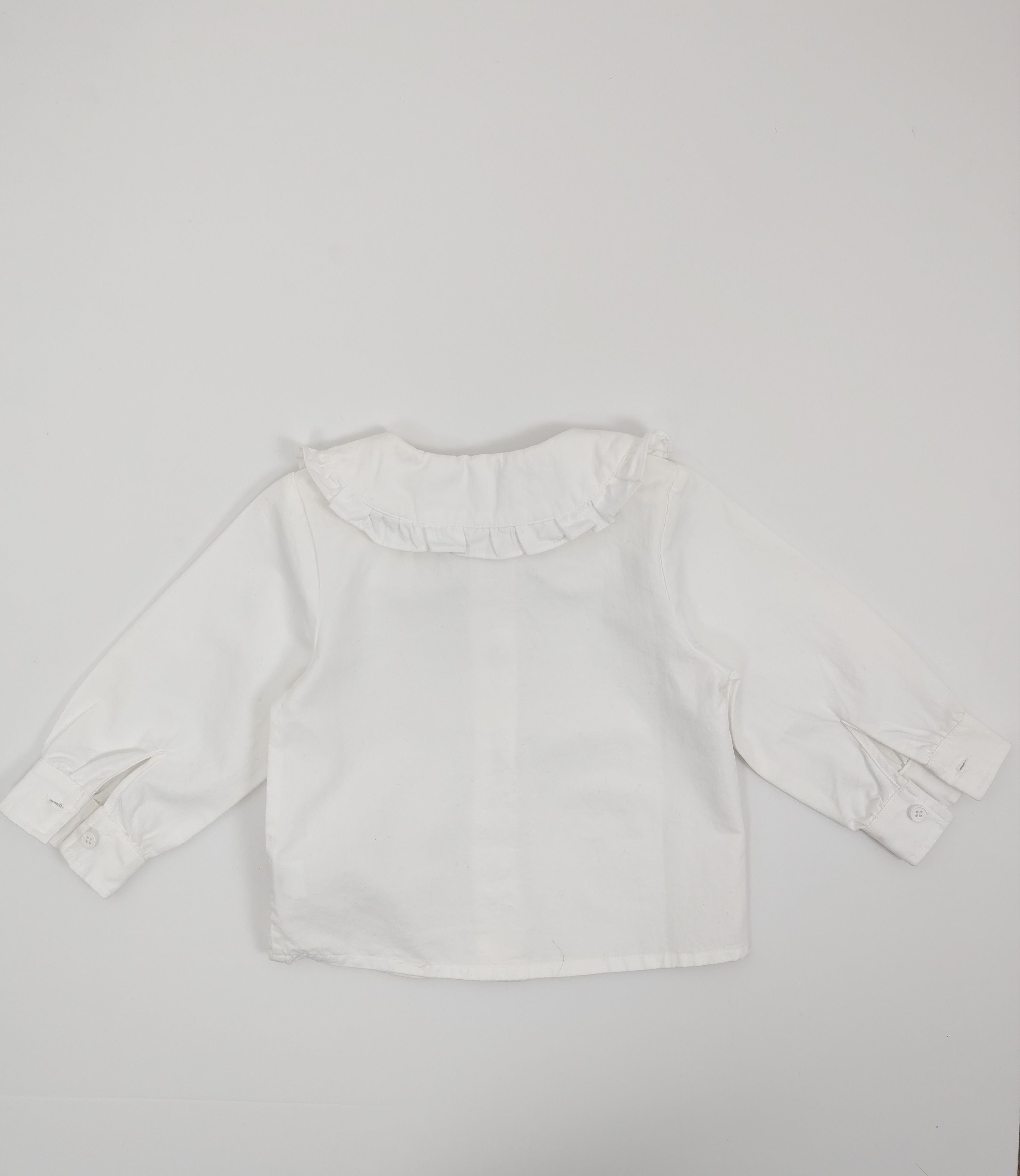White Teddy Bear Shirt with Gray Noeud Papillon