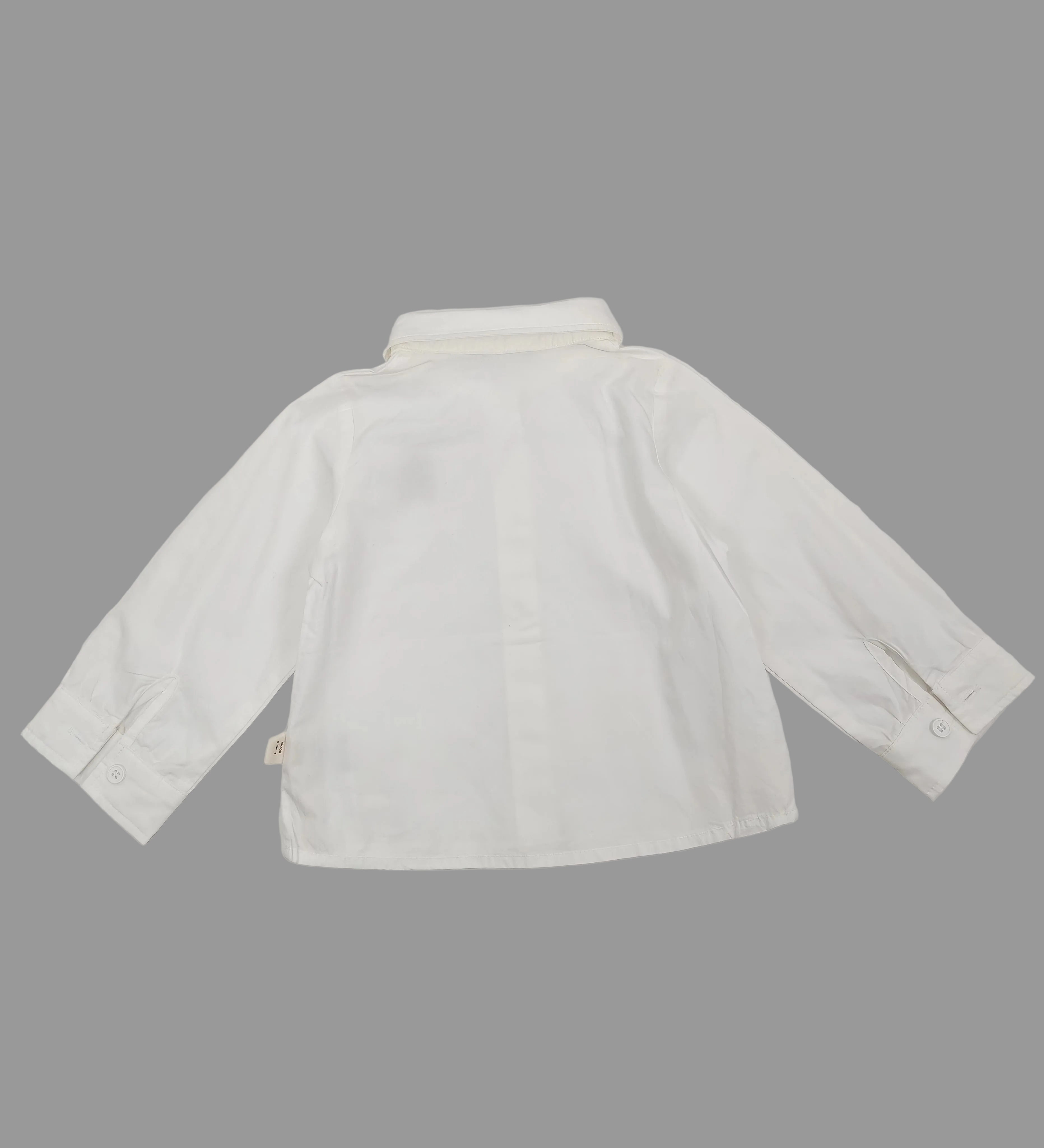Red Noeud Papillon with Large Collar White Shirt
