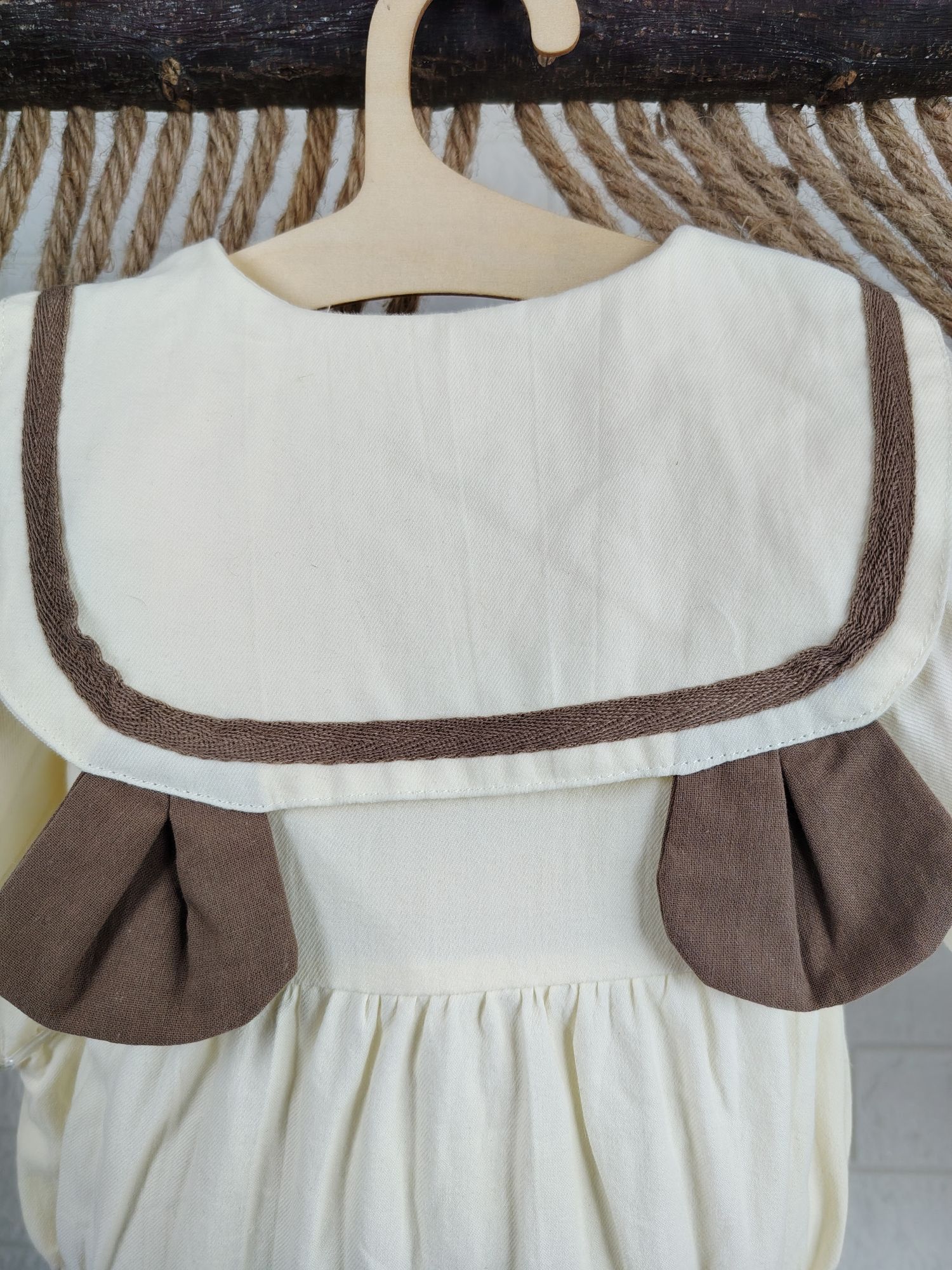 Beige Teddy Romper