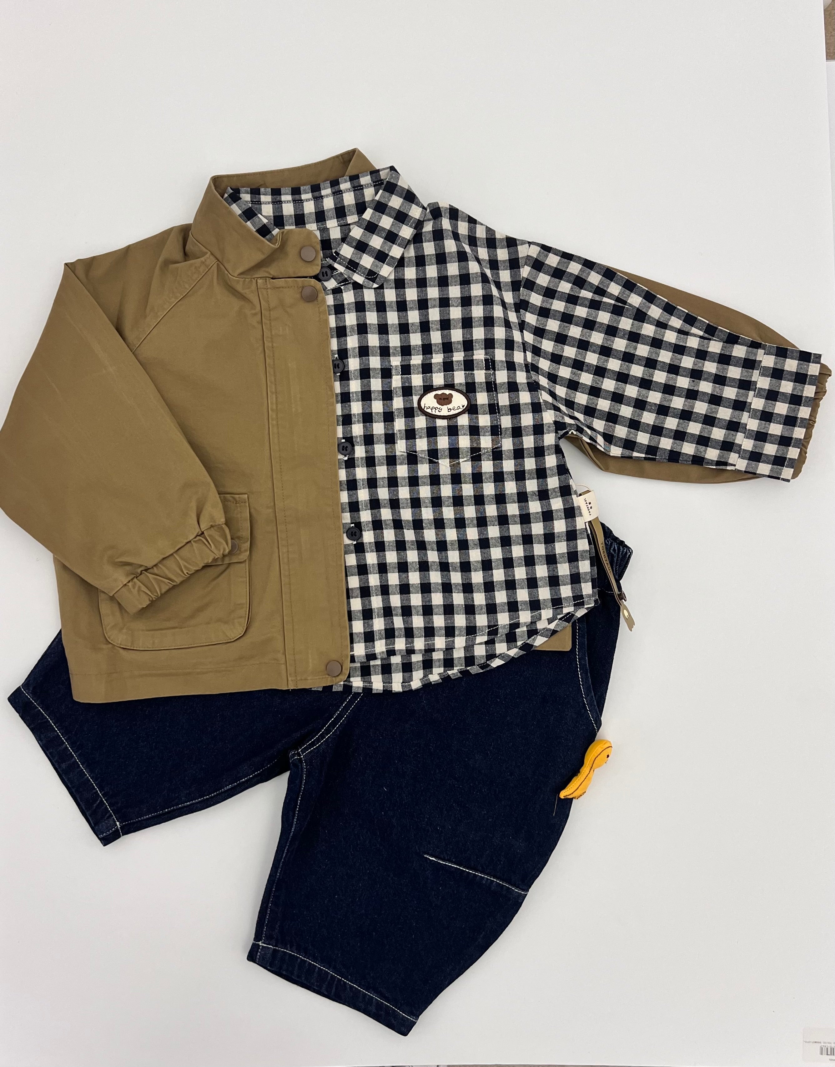 Beige Oversize Trench Coat