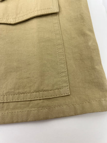 Beige Oversize Short Sleeve Shirt