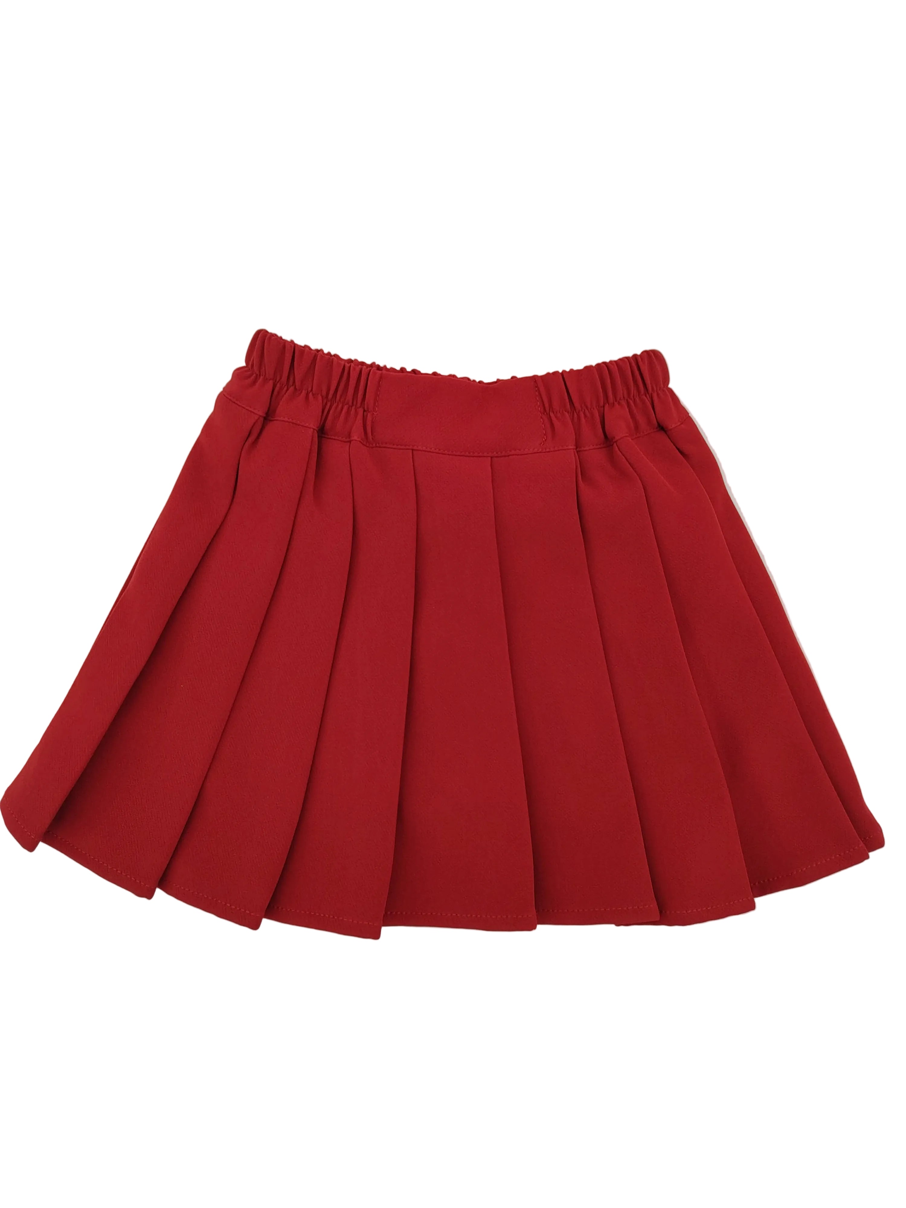 Accordion Red Skirt