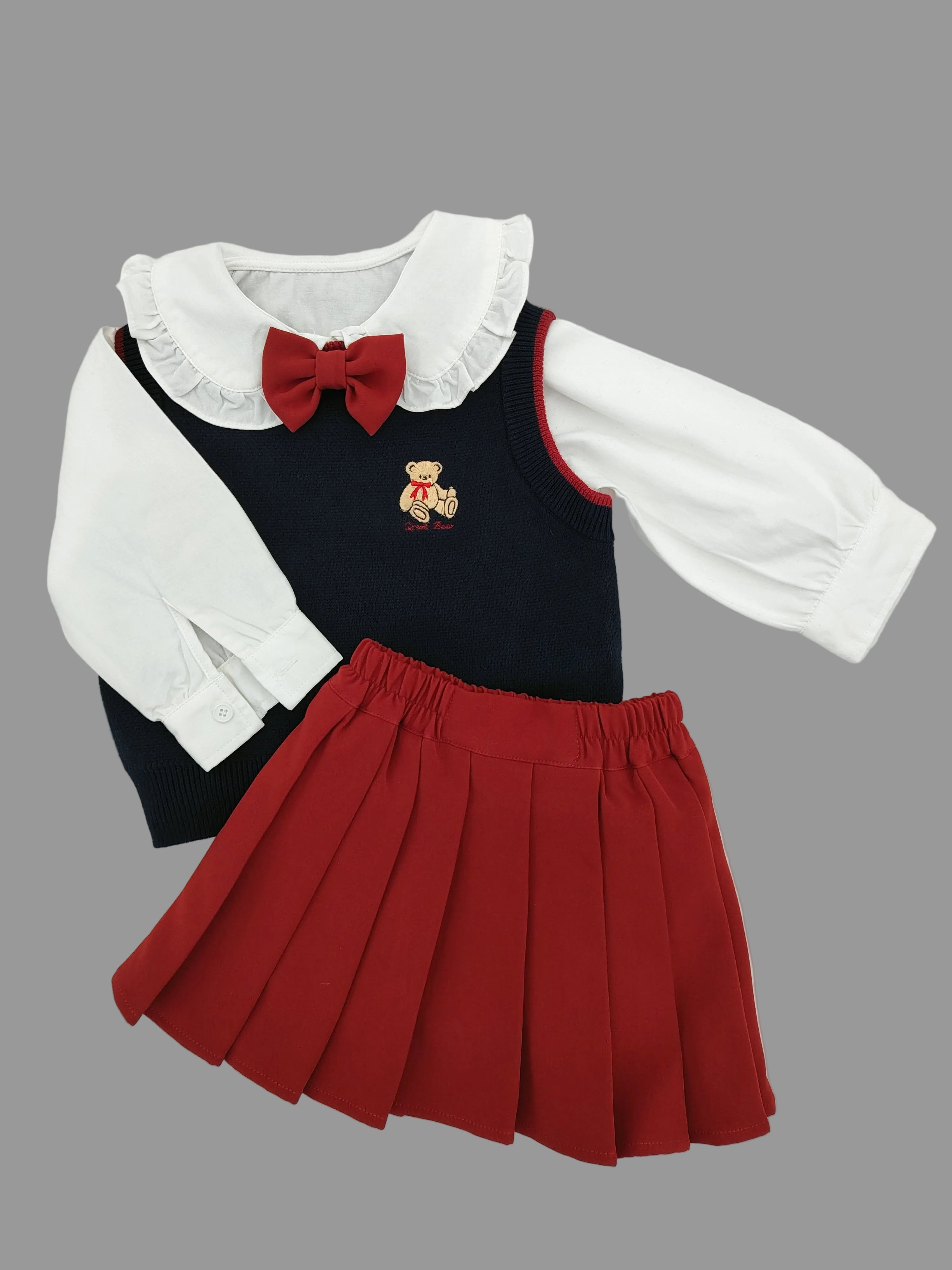 Navy Teddybear Gilet