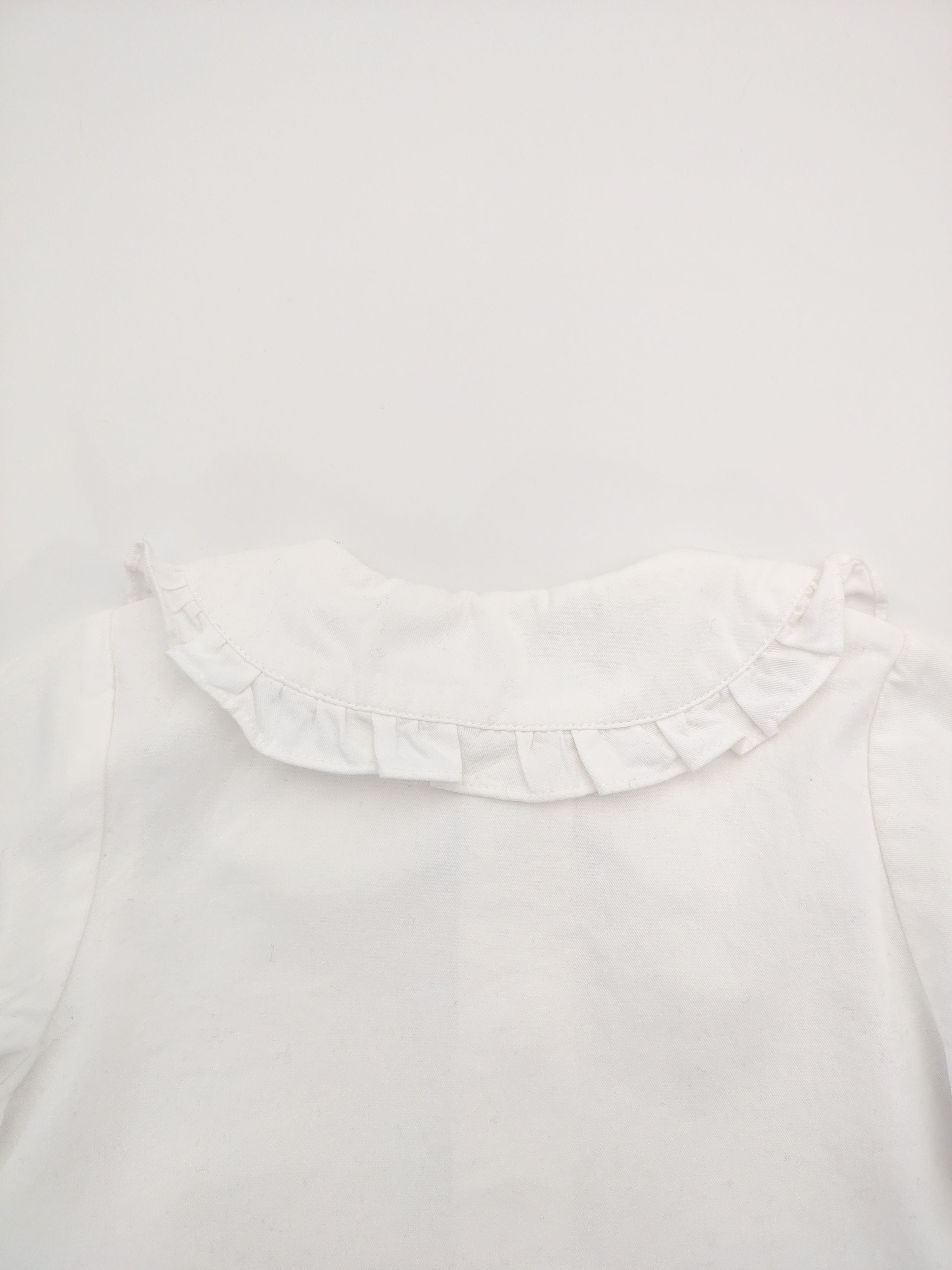Red Noeud Papillon with Large Collar White Shirt