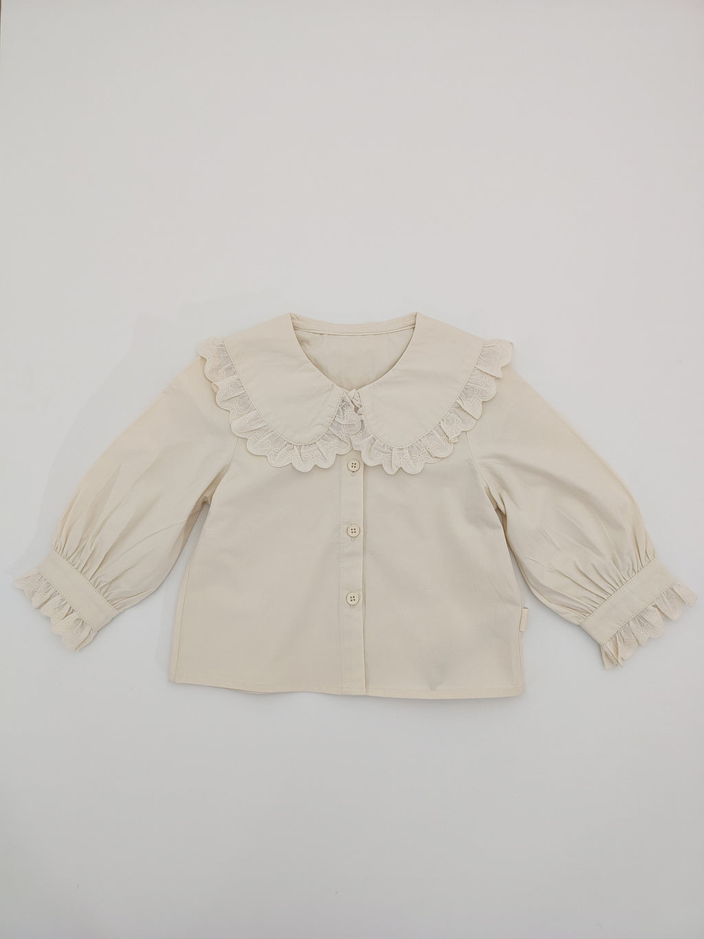 Beige Long Sleeve Princess Shirt