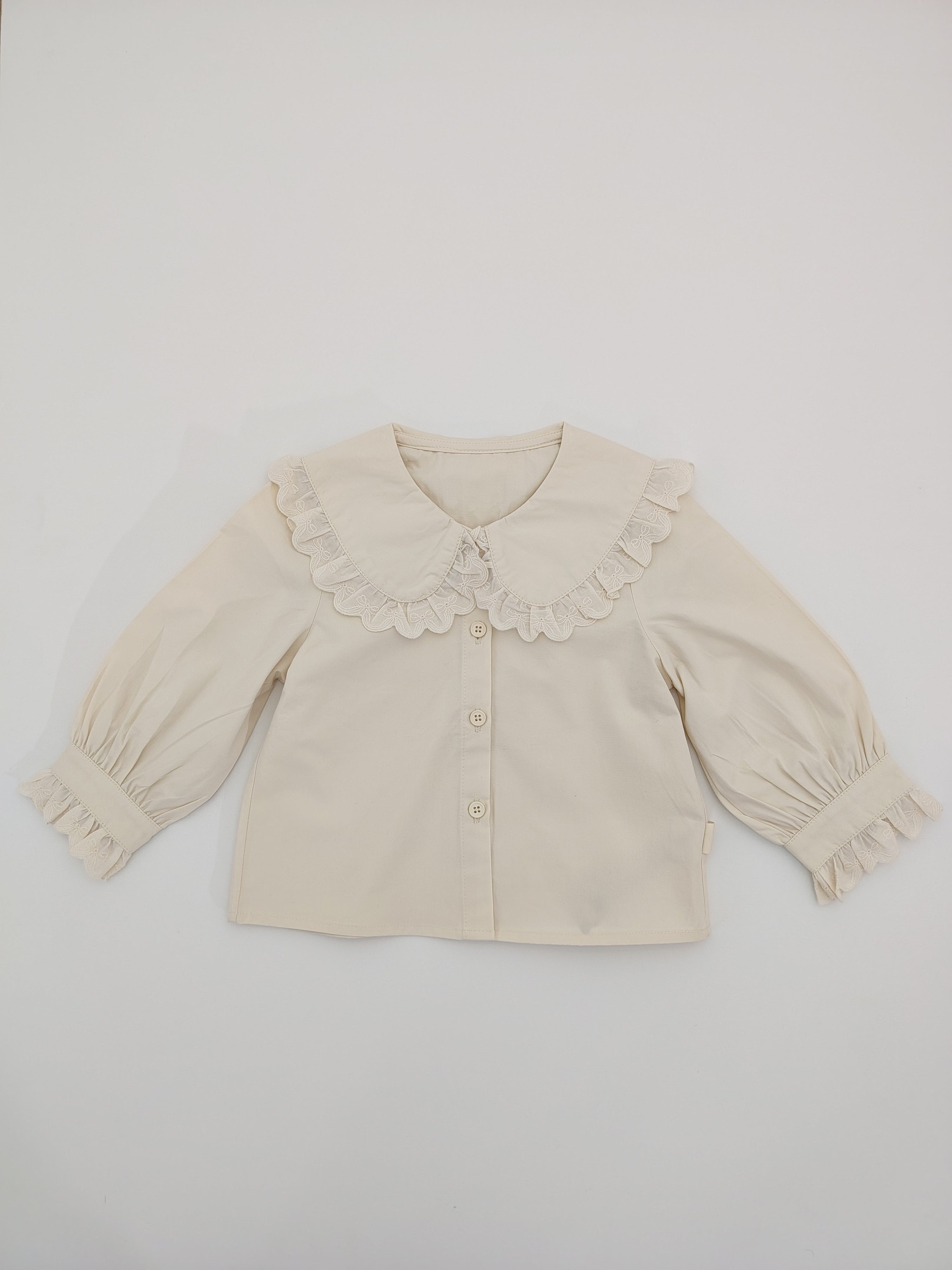 Beige Long Sleeve Princess Shirt