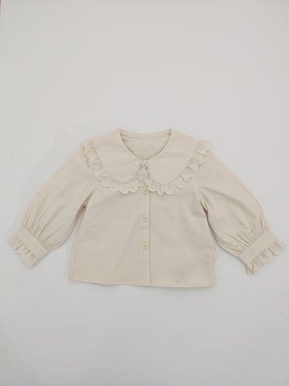 Beige Long Sleeve Princess Shirt