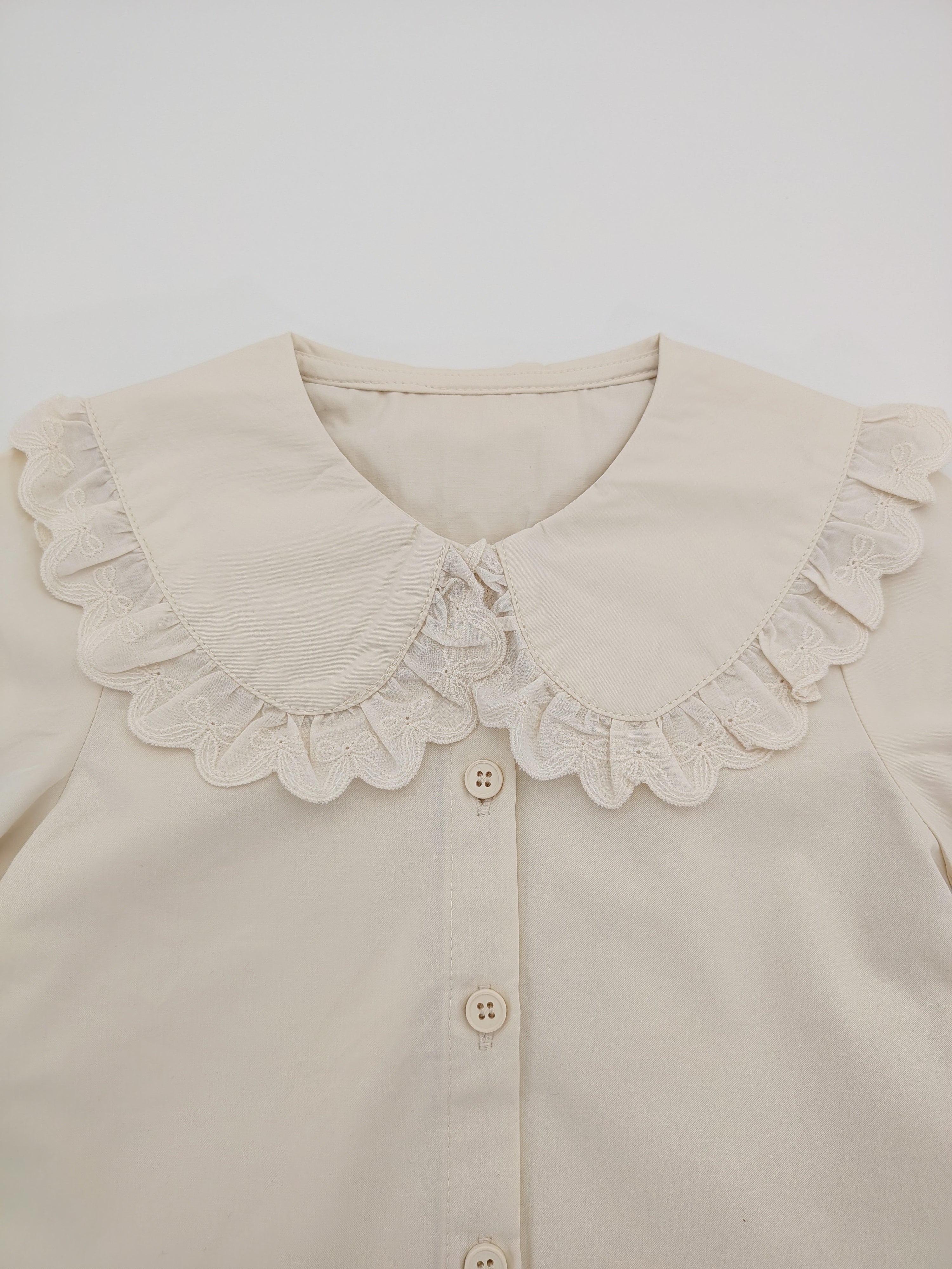 Beige Long Sleeve Princess Shirt