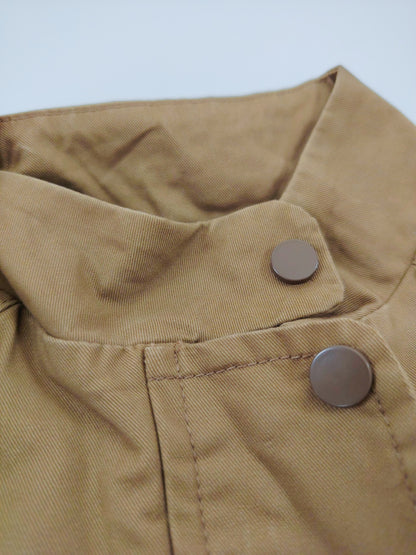 Beige Oversize Trench Coat