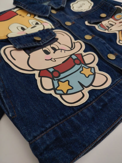 Cartoon Oversized Jeans Jacket
