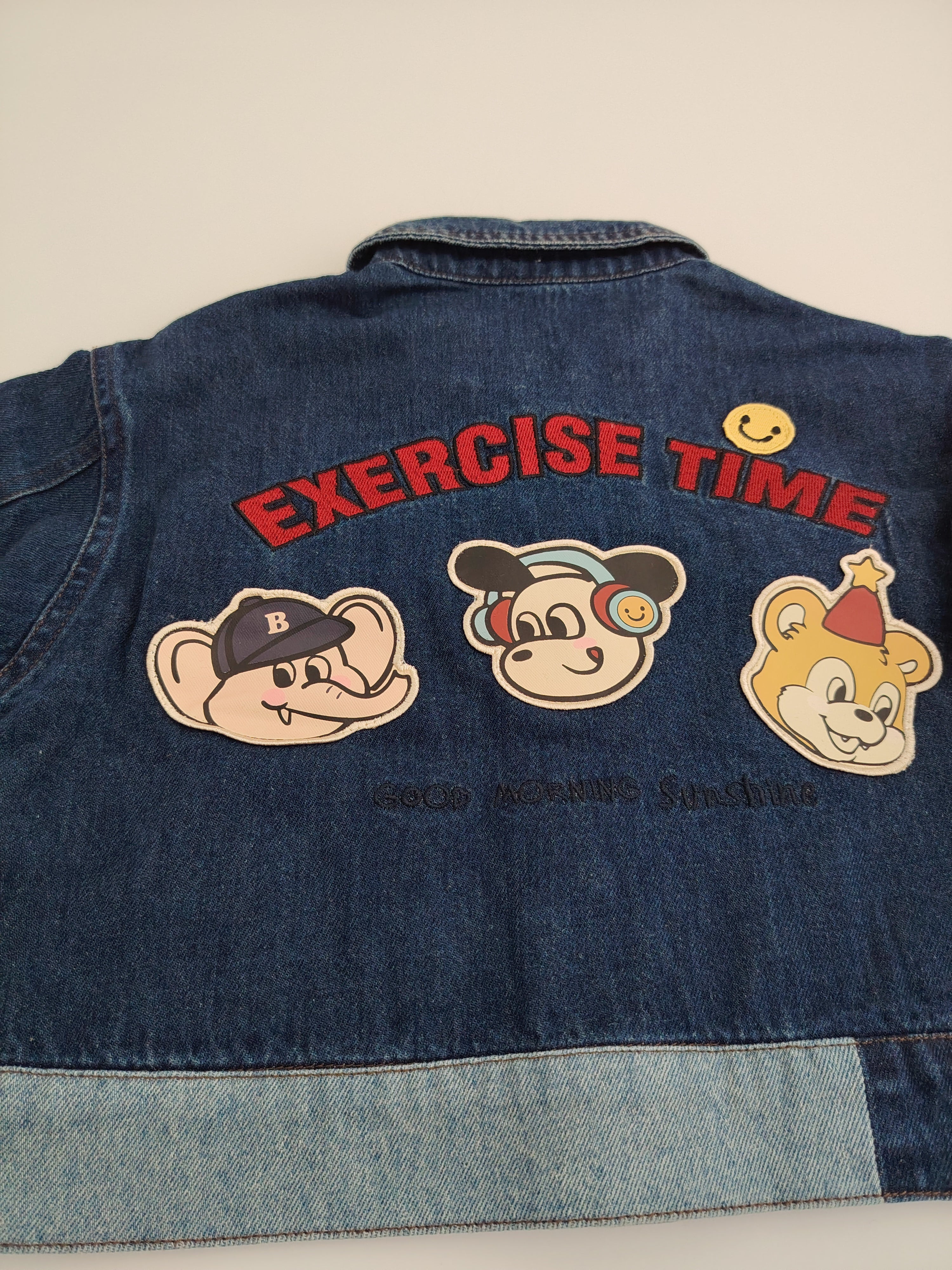Cartoon Oversized Jeans Jacket