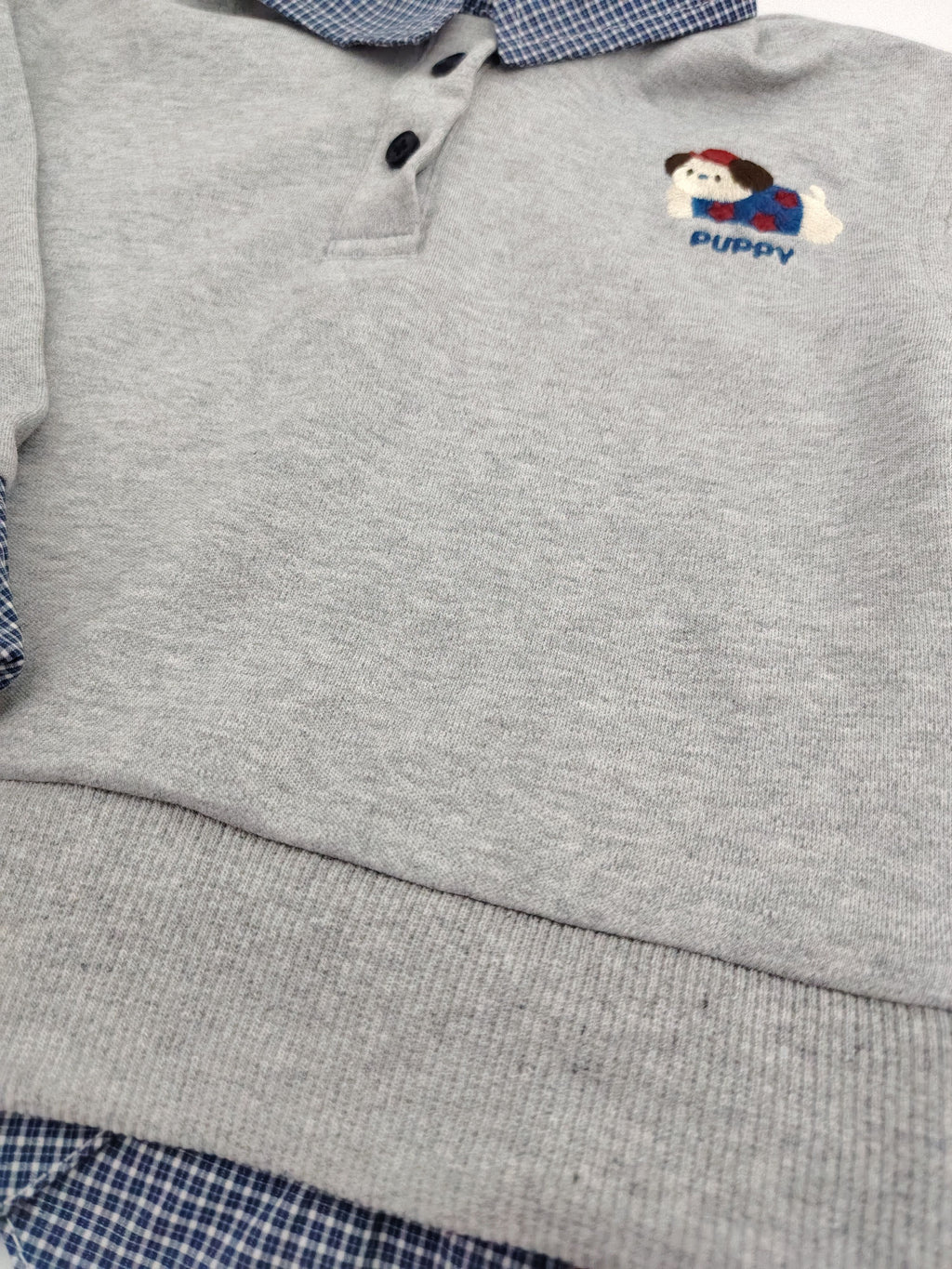 Gray Polo Sweater