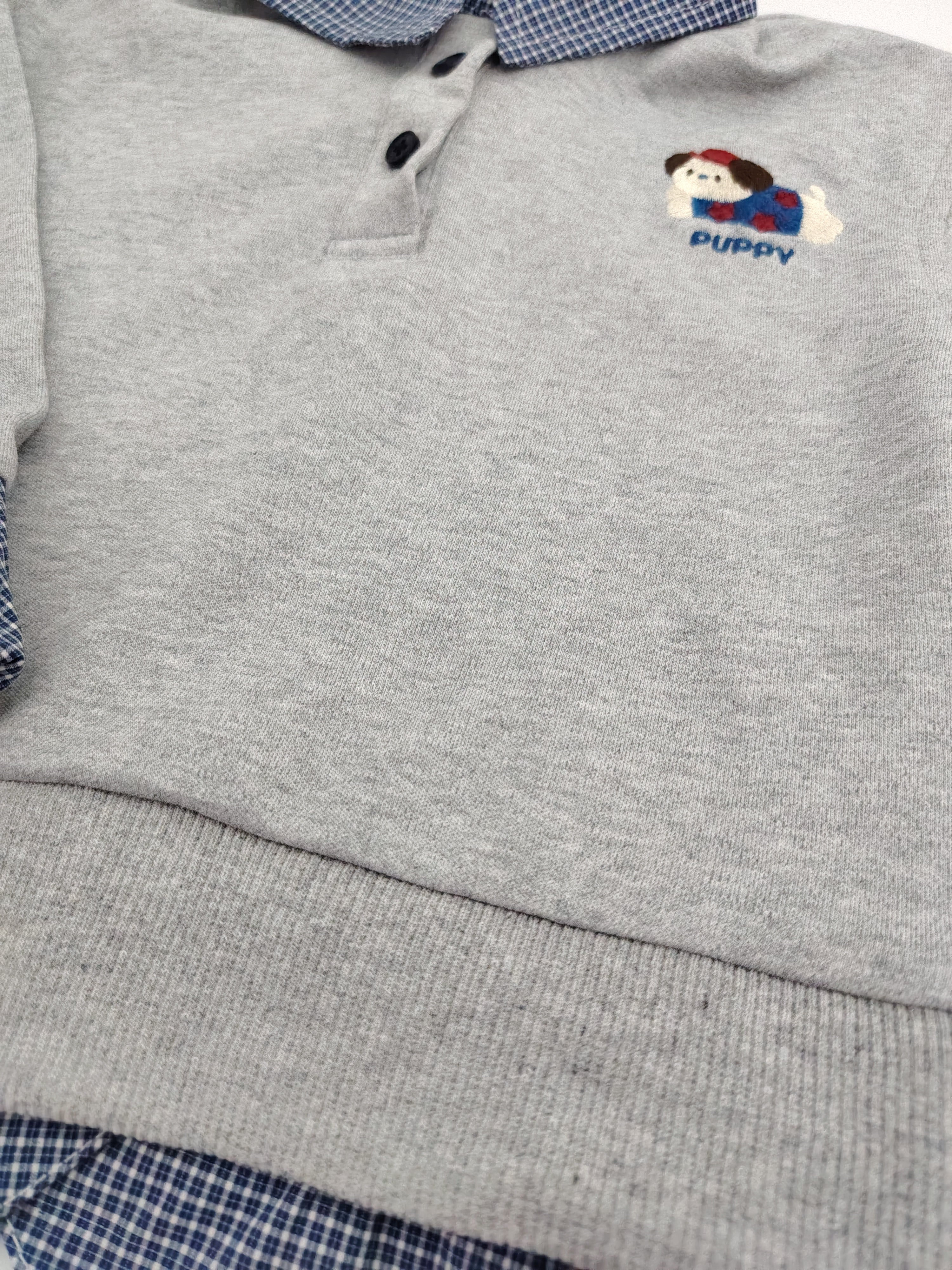Gray Polo Sweater