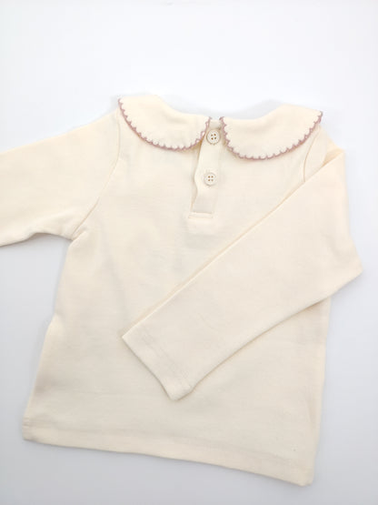 Off-White Collar Sweatshirt