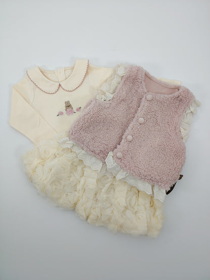 Off-White Princess Ruffled Skirt