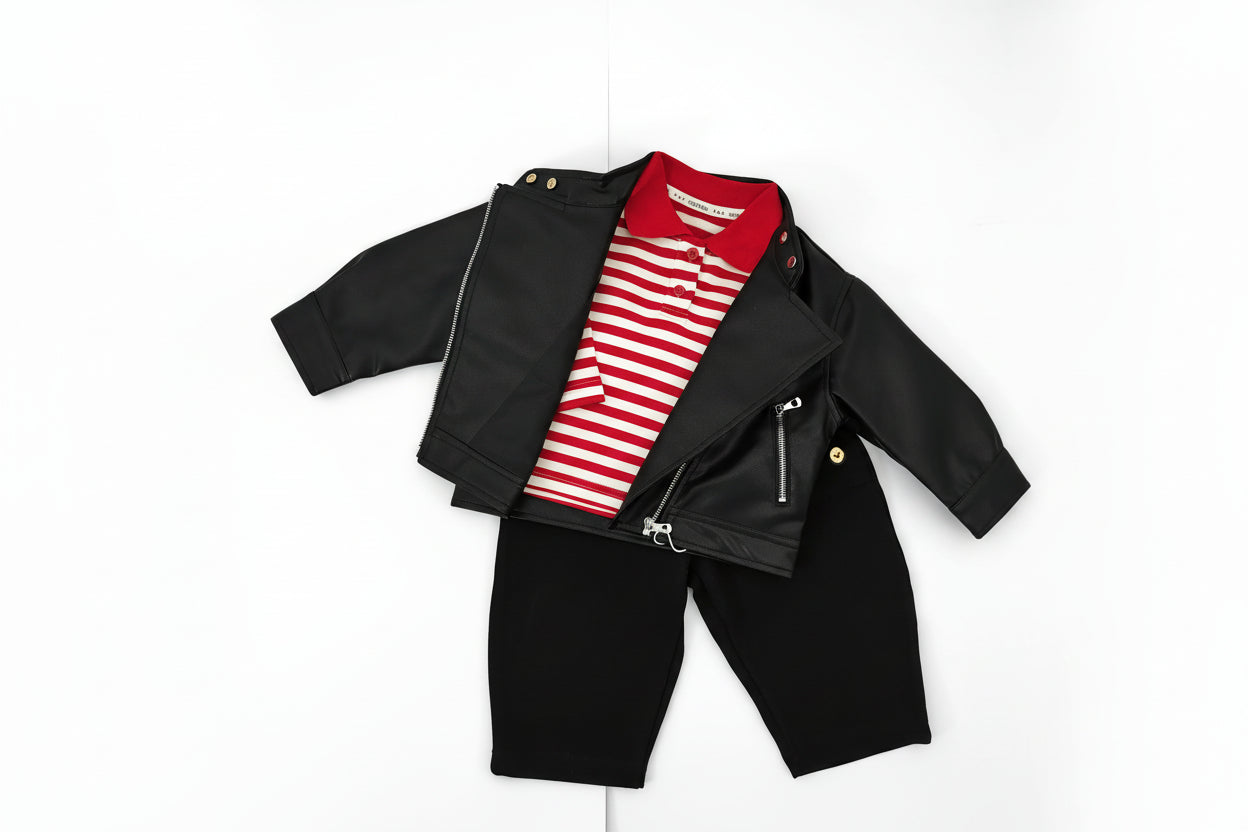 Red Stripped Sweatshirt
