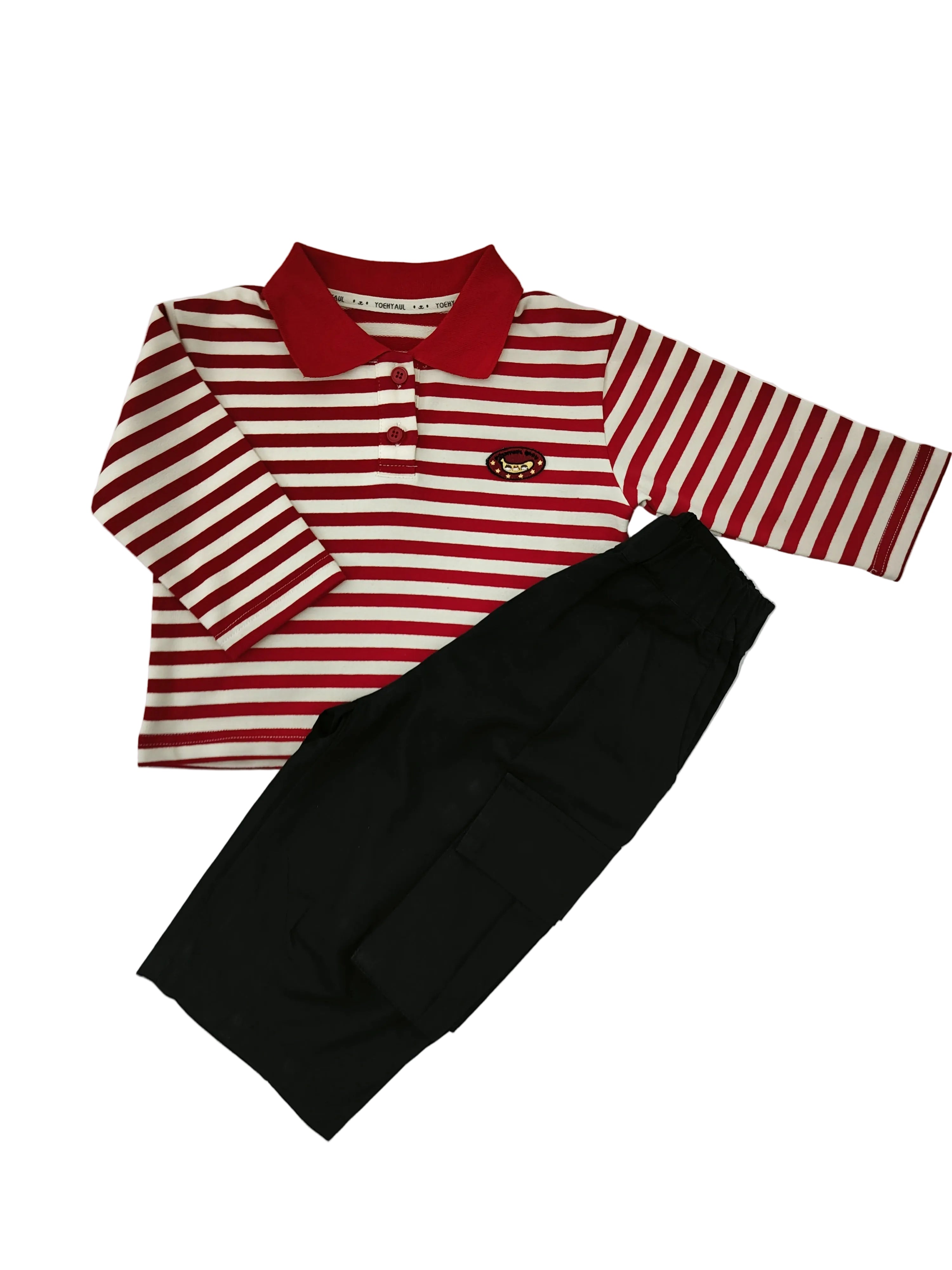 Red Stripped Sweatshirt