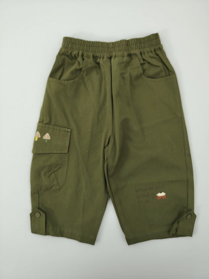 Green Oversized Cargo Pants