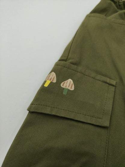 Green Oversized Cargo Pants