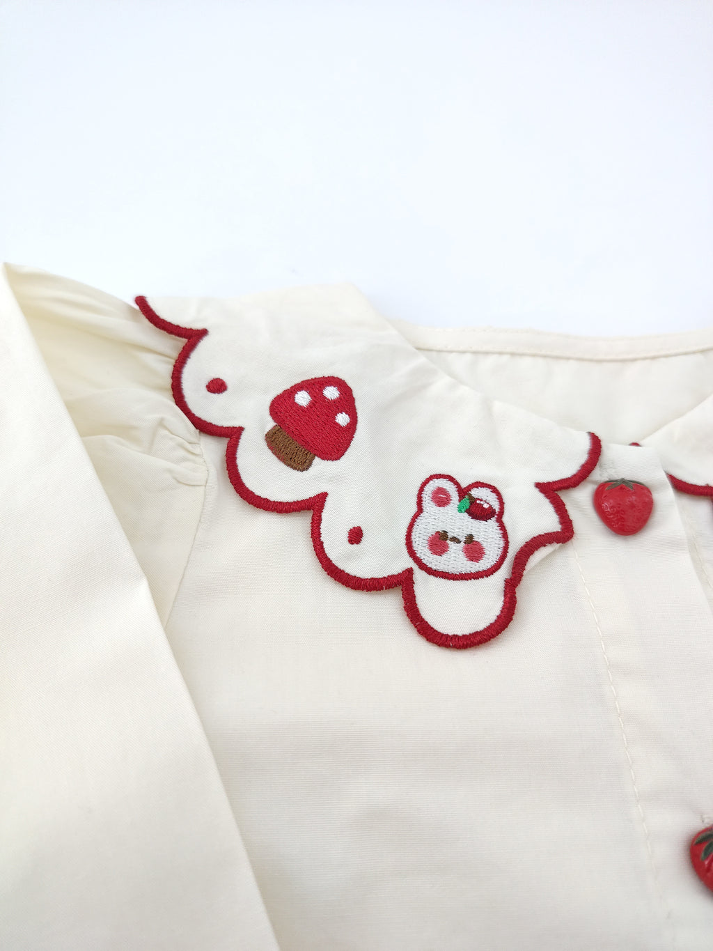 White Cloud Collar Jacket