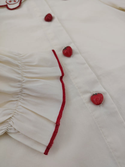 White Cloud Collar Jacket