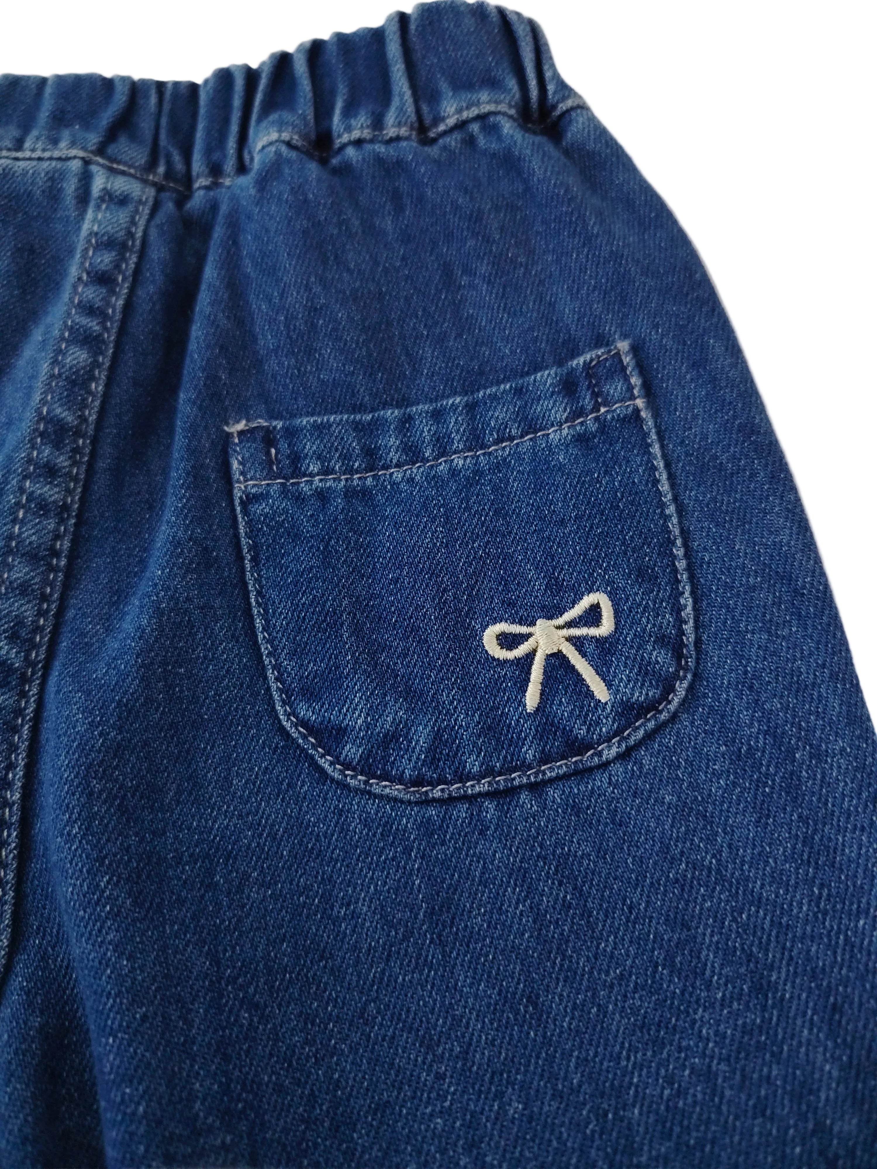 Blue Denim Bell Bottom Pants