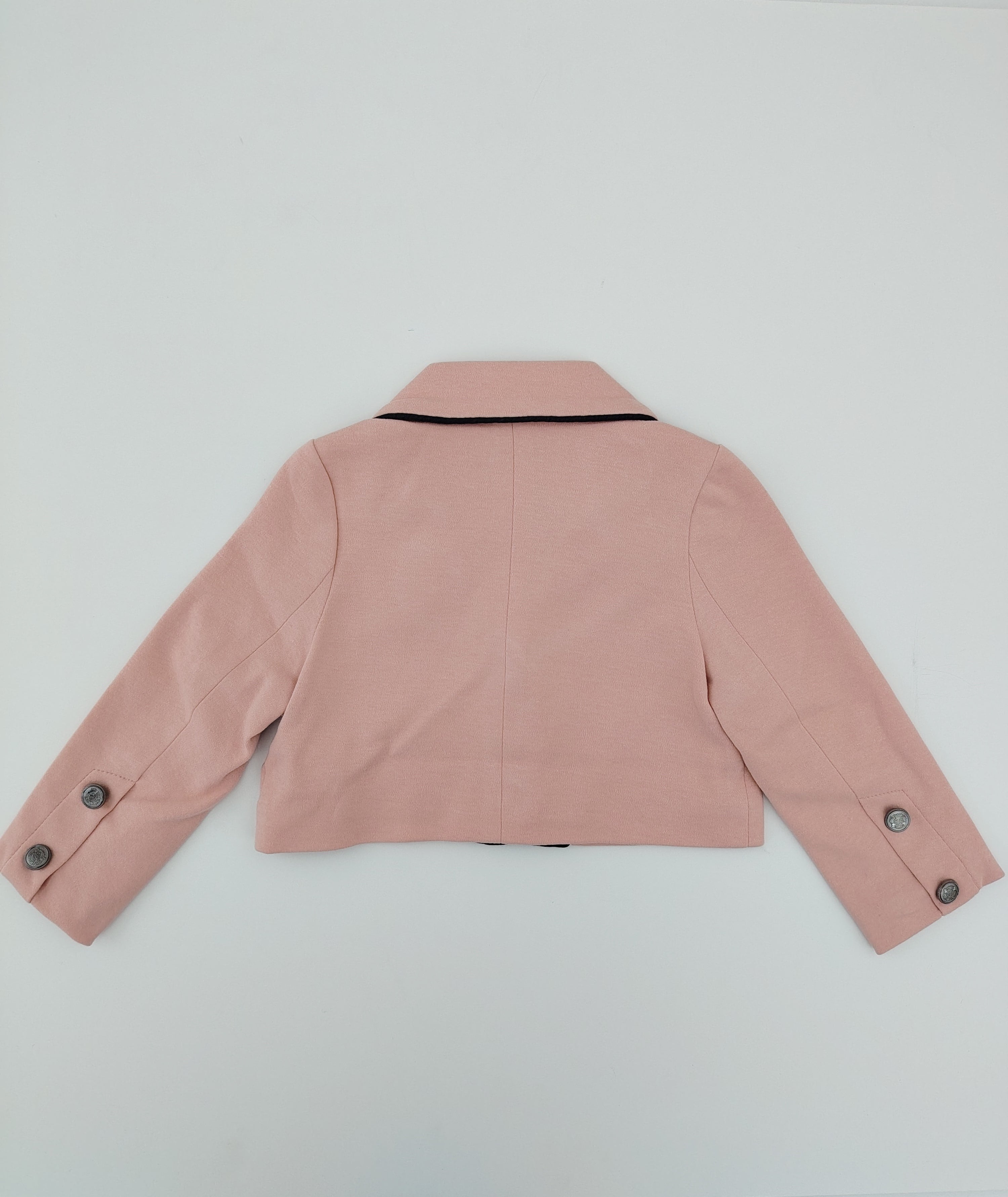 Pink Crop Top Blazer