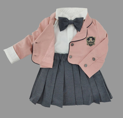 Accordion Grey Skirt