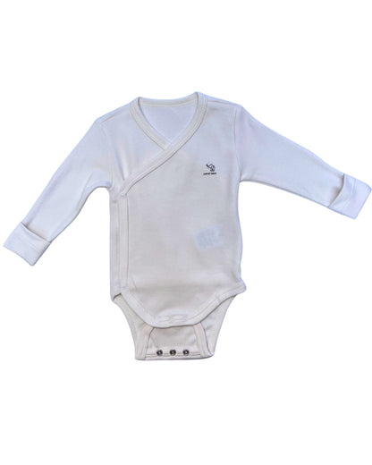 Nœud Blanc™ Organic Cotton Double Breasted & Double Size Long Sleeves Body