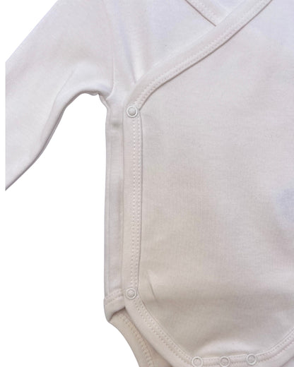 Nœud Blanc™ Organic Cotton Double Breasted & Double Size Long Sleeves Body