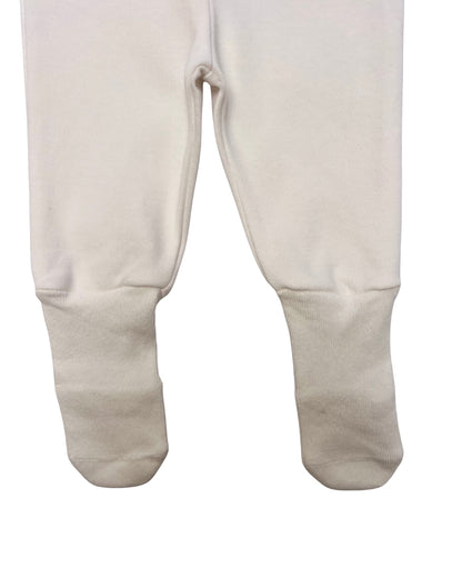 Nœud Blanc™ Organic Cotton High Waist Footed Pants