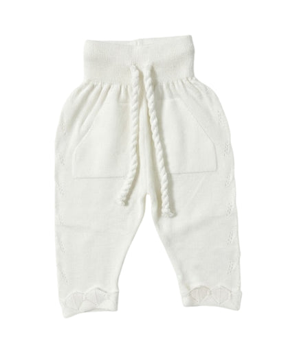 Off White Organic Crochet Dress Hospital Set 9 Pcs