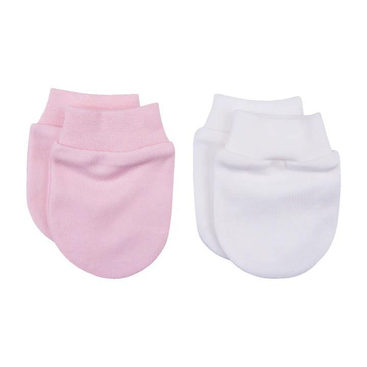 GOTS™ Certified Organic Cotton Mittens 2 Pcs Pack - La Farandole Paris