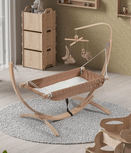 Beige Hammock Baby Cradle - La Farandole Paris