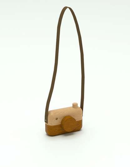 Brown Wooden Camera - La Farandole Paris