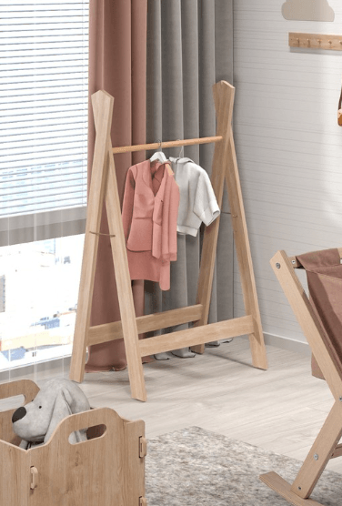 Wooden Clothing Rack - La Farandole Paris