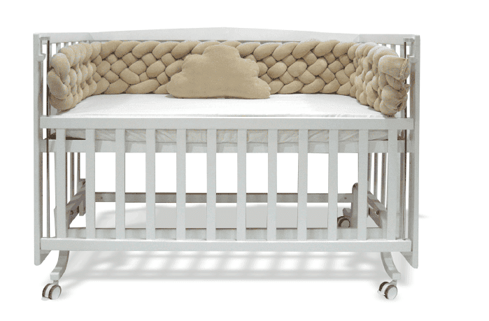6-Ropes Fluffy Braided Bumper 230cm With Pillow & Matress Cover - La Farandole Paris