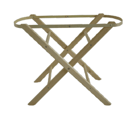 Wicker Moses Basket with Rocking Stand - La Farandole Paris
