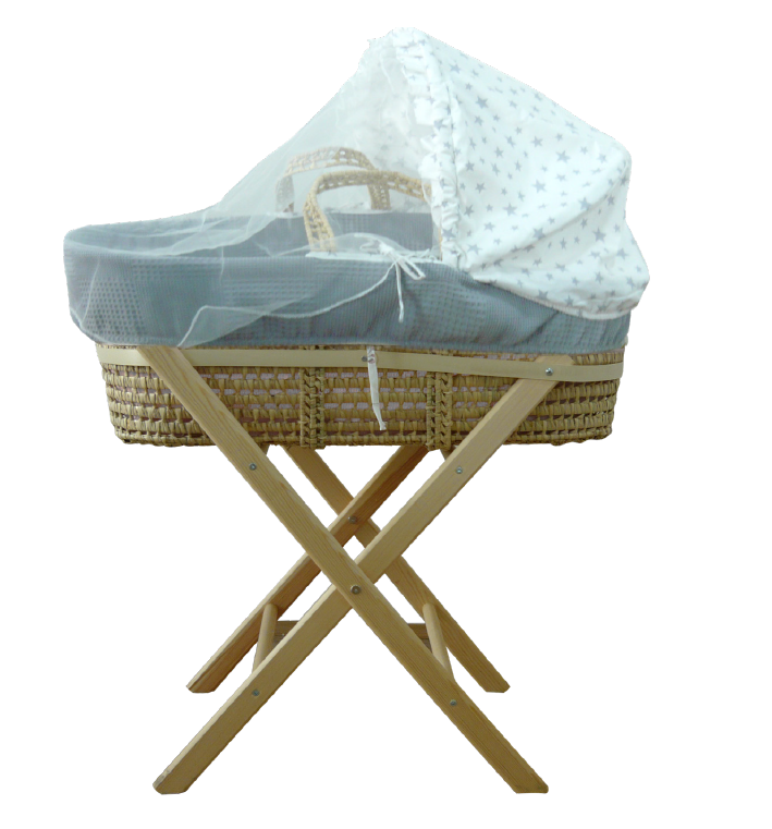 Sterling Moses Baby Bassinet/Basket With Rocking Stand