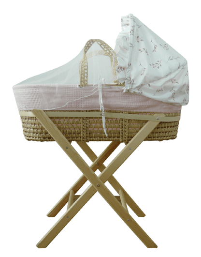 Wicker Moses Basket with Rocking Stand - La Farandole Paris
