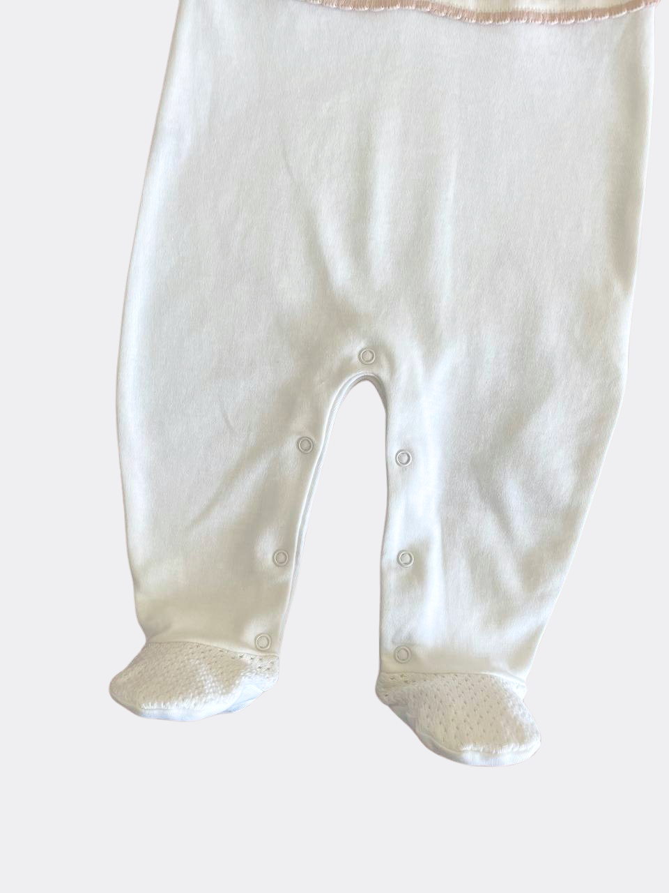 White Organic Cotton Overall With Hat