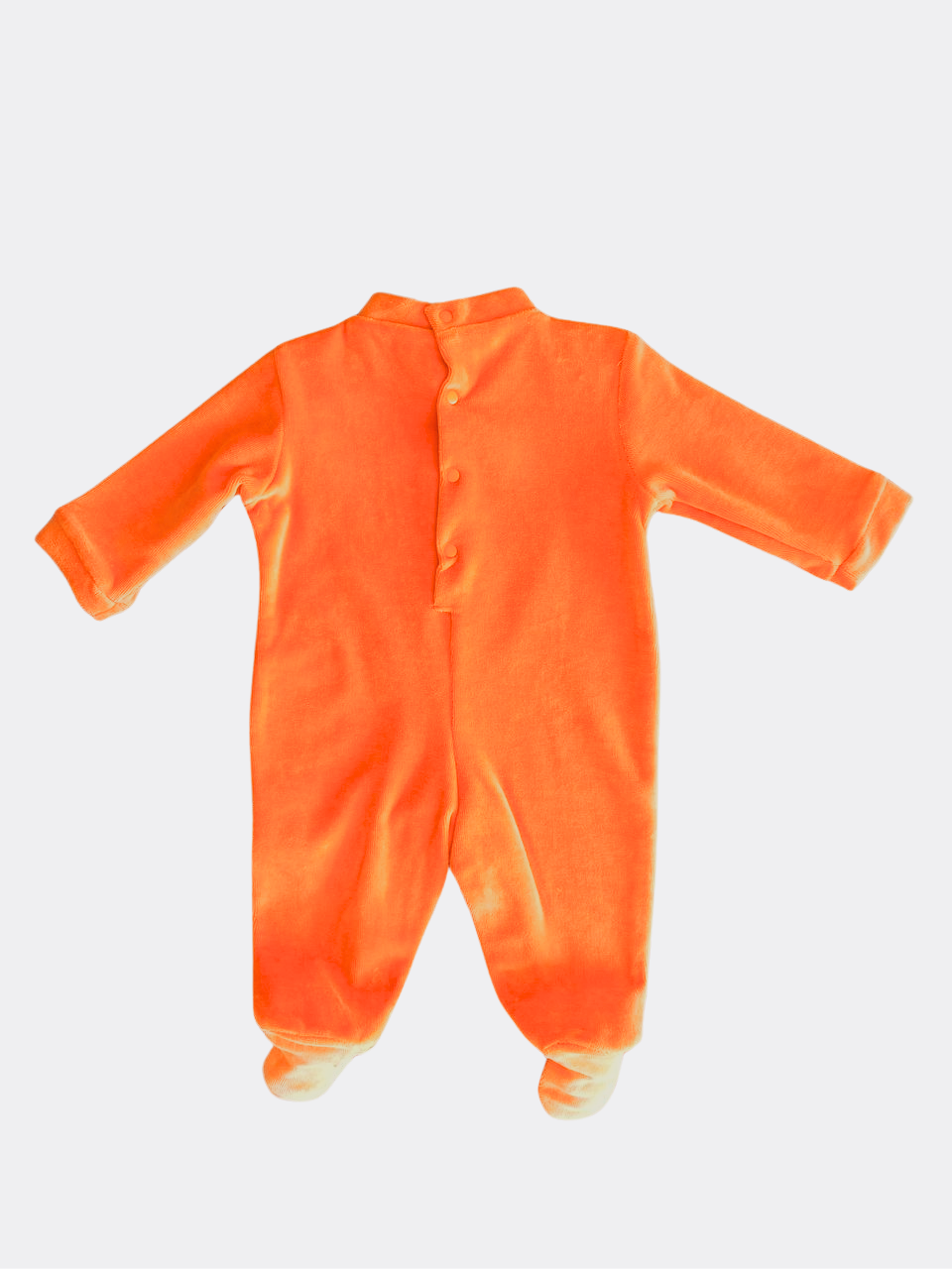 Orange Rainbow Organic Cotton Footed Overall