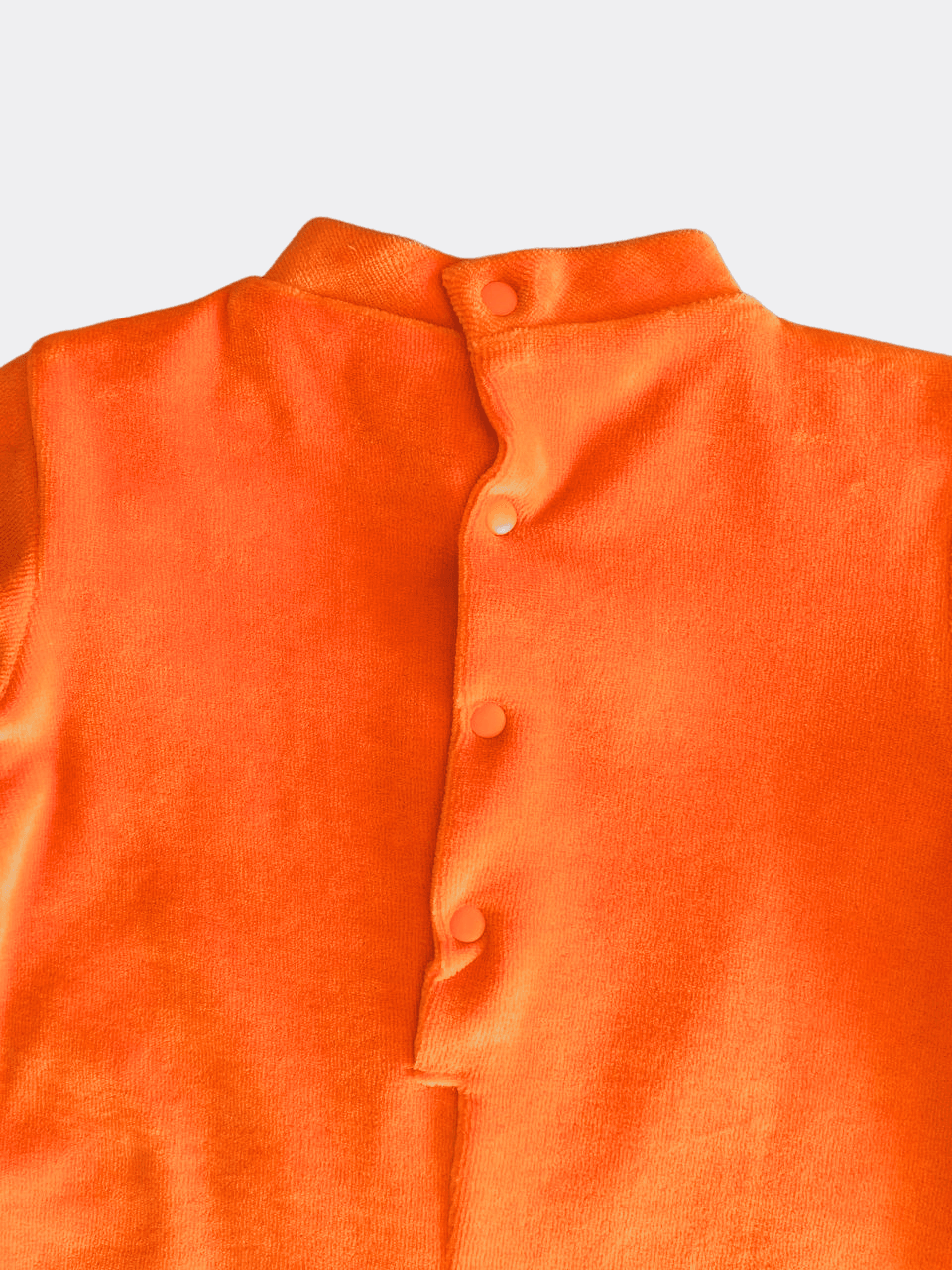 Orange Rainbow Organic Cotton Footed Overall - La Farandole Paris