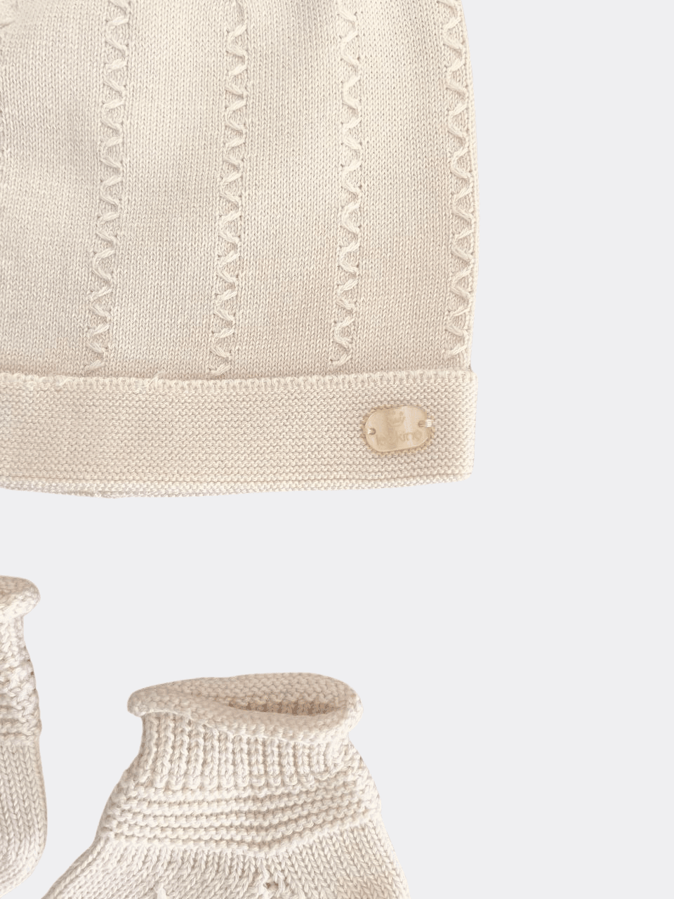 GOTS™ Certified Organic Cotton Hat & Socks - La Farandole Paris