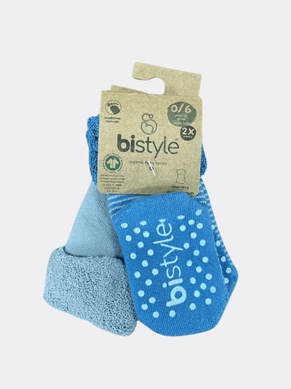 Pack Of 2 Pairs Thick Stripped Socks - La Farandole Paris