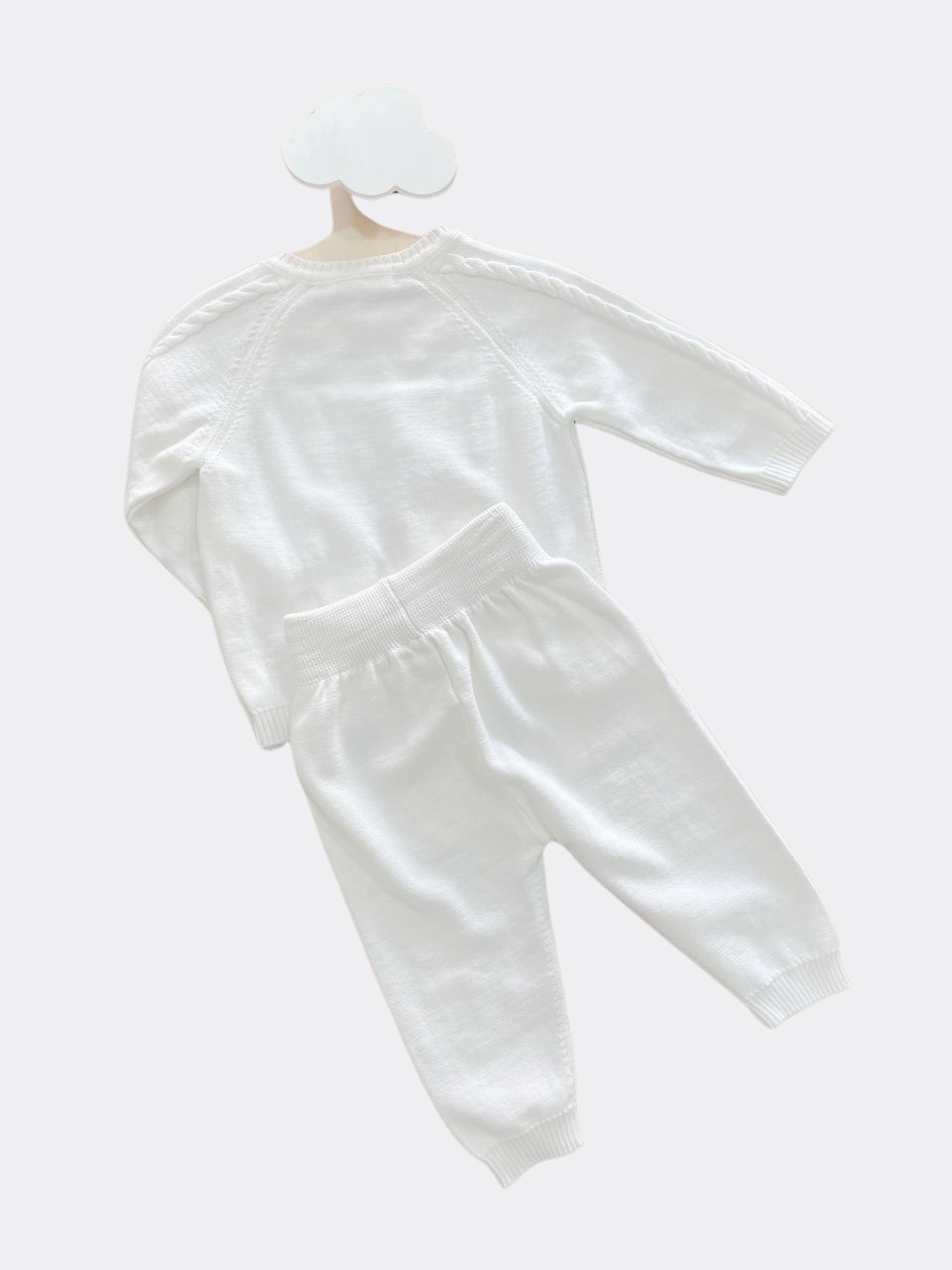 White Organic Cotton Set 2 Pcs