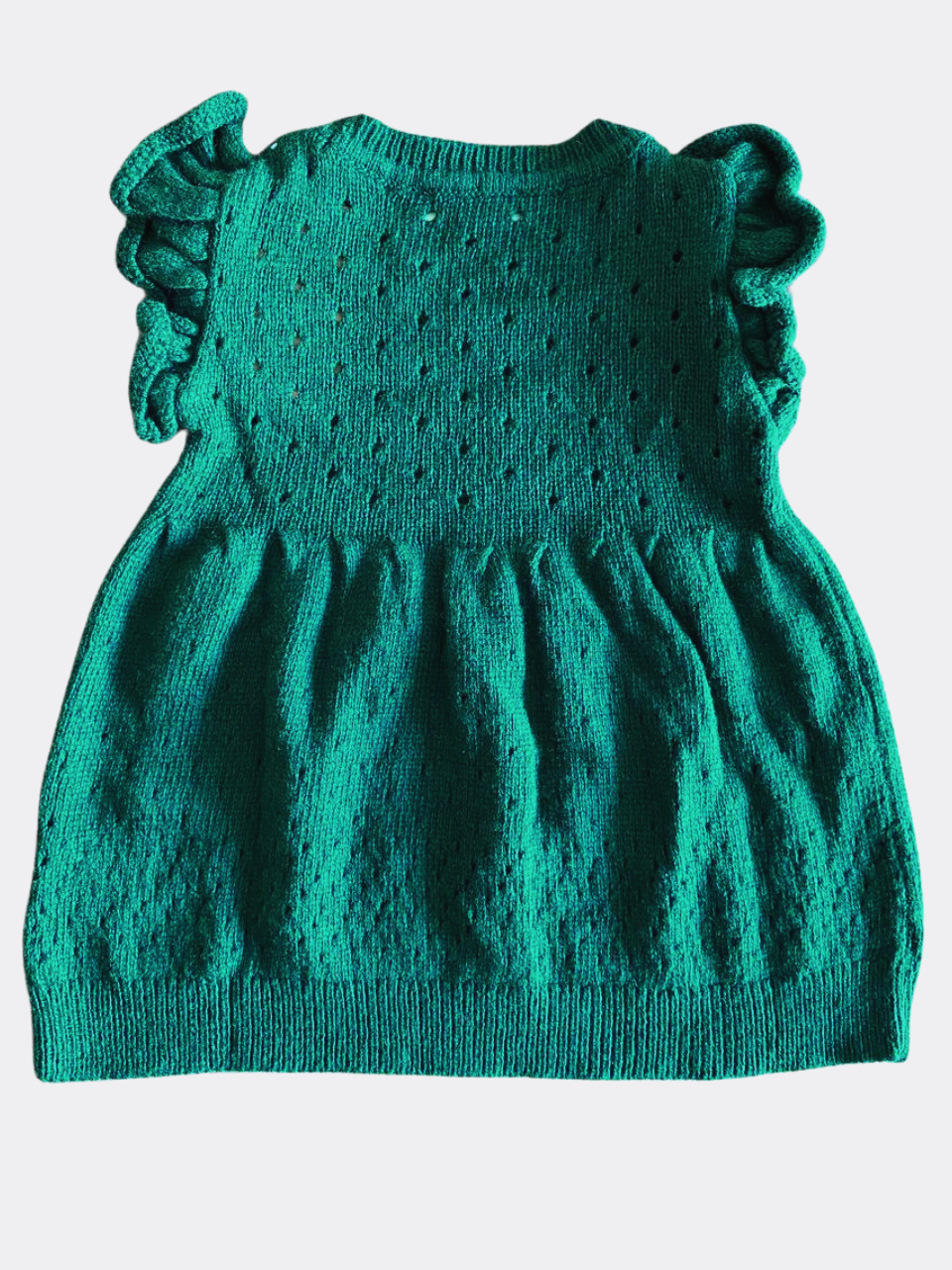 Green Wool Tank Dress