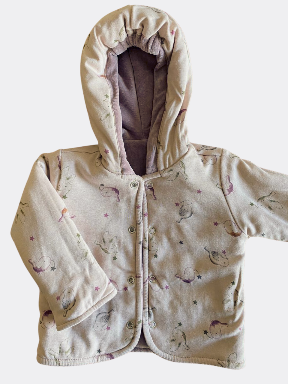 Velvet Mauve 2 Face Bird Jacket